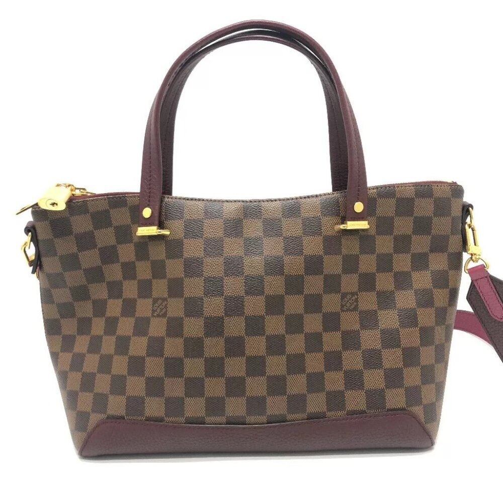 LOUIS VUITTON Damier Hyde Park 2WAY Shoulder Bag Tote Bag Hand Bag - Picture 3 of 16